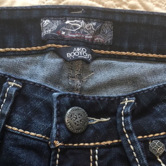 Silver Jeans Aiko Bootcut Dark Wash size W30/L31 - Picture 8 of 16